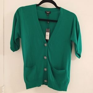 Talbots P womans short sleeve sweater top NWT
